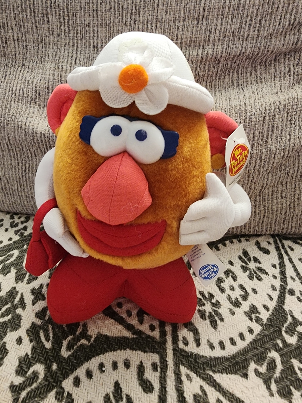 Nanco Hasbro Mr. Potato Head Mrs. Plush 10" 1999